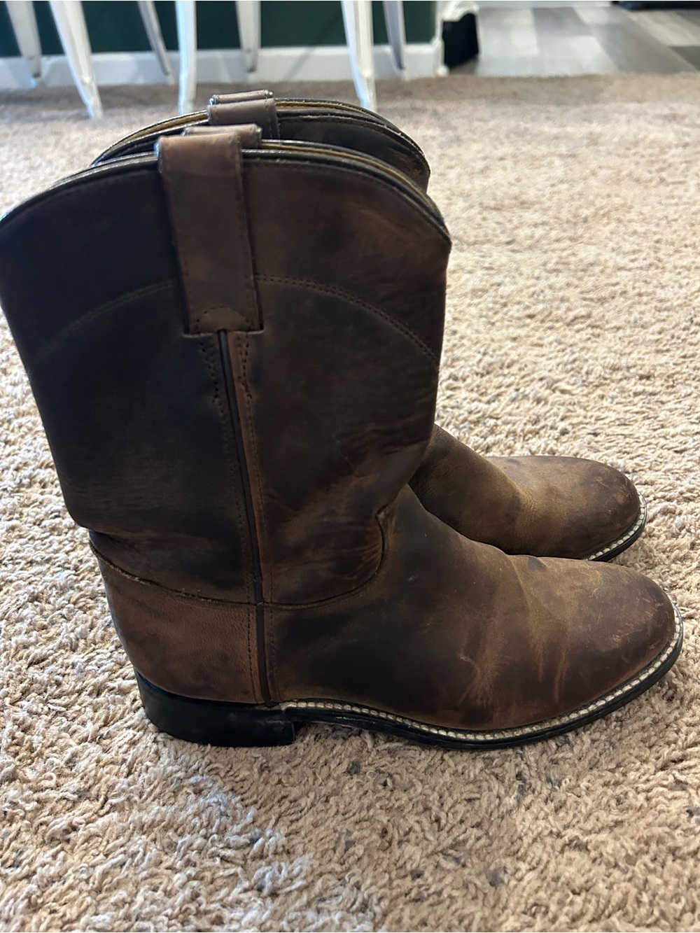 Justin junior cowboy boots youth 3D